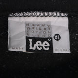 Black 90's Lee College Sweatshirt - XLarge
