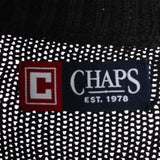 Black Chaps Ralph Lauren Quarter Zip Jumper - Medium