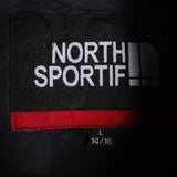 Black North Sportif Puffer Zip Up Windbreaker - Large