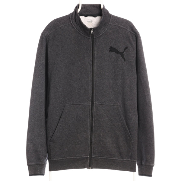 Grey Puma Zip Up Sweatshirt - Xlarge