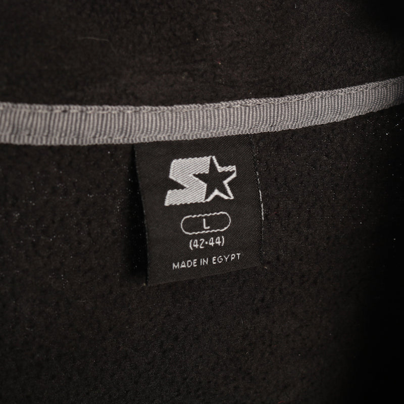 Starter 90's Zip Up Warm Fleece Large Black
