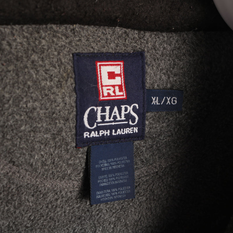 Ralph Lauren Chaps 90's Zip Up Warm Fleece Xlarge Grey