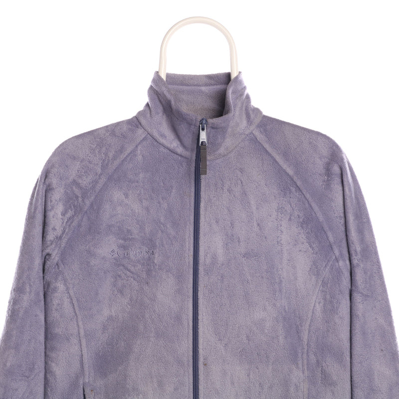 Columbia 90's Zip Up Warm Fleece Small Purple