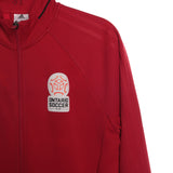 Adidas 90's Zip Up Ontario Soccer Sweatshirt Small Red