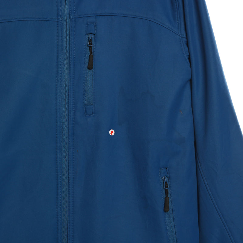 Champion 90's Zip Up Waterproof Windbreaker Coat Small Blue