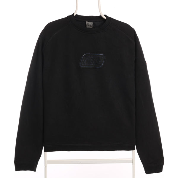 Nike 90's Crewneck Spellout Sweatshirt Xlarge Black