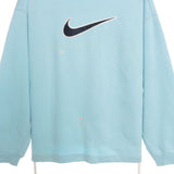 Nike 90's Swoosh Sweatshirt XLarge Blue