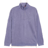 Puma 90's Quarter Zip Sweatshirt Large Purple
