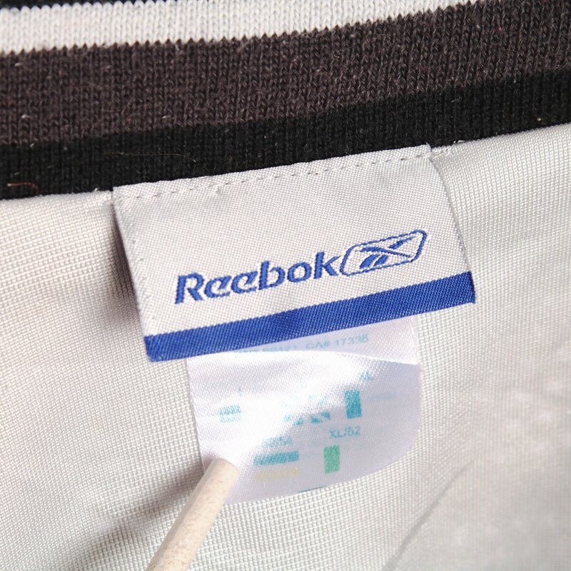 Black Reebok Zipped Track Jacket - Large