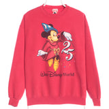 Red Disney Crewneck Mickey Sweatshirt - XLarge