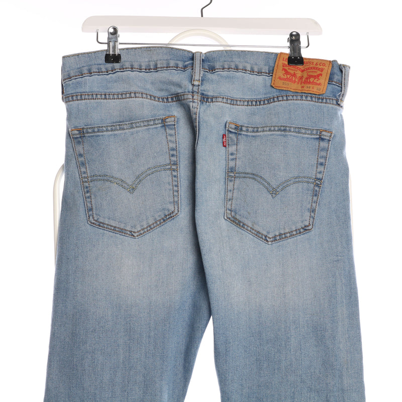 Levi's 90's 510 Denim Straight Leg Jeans / Pants 34 x 32 Blue