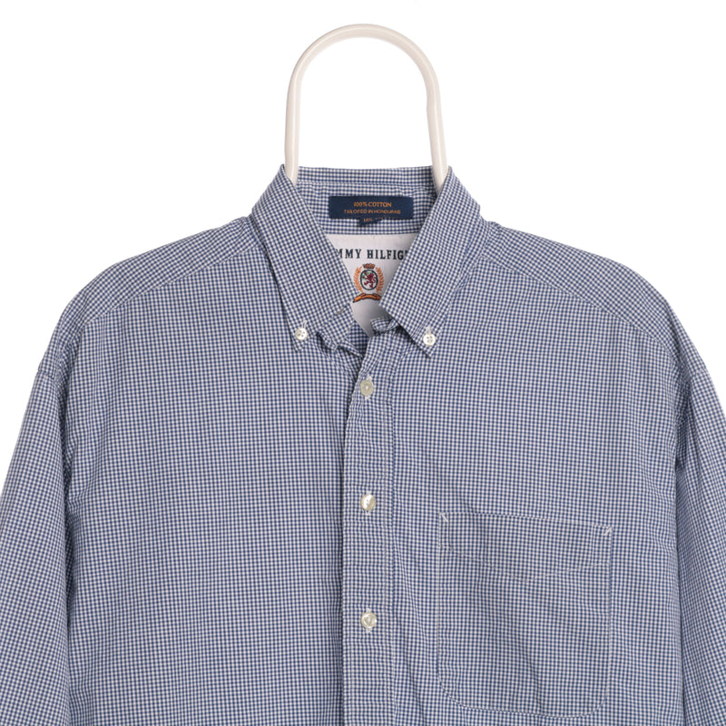 Tommy Hilfiger 90's Checked Shirt Large Blue