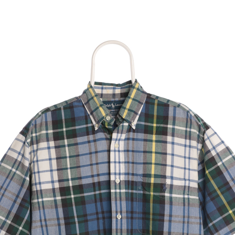 Blue Ralph Lauren Short Sleeve Shirt - Small