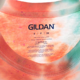 Gildan 90's Tie Dye T-Shirt Small Orange