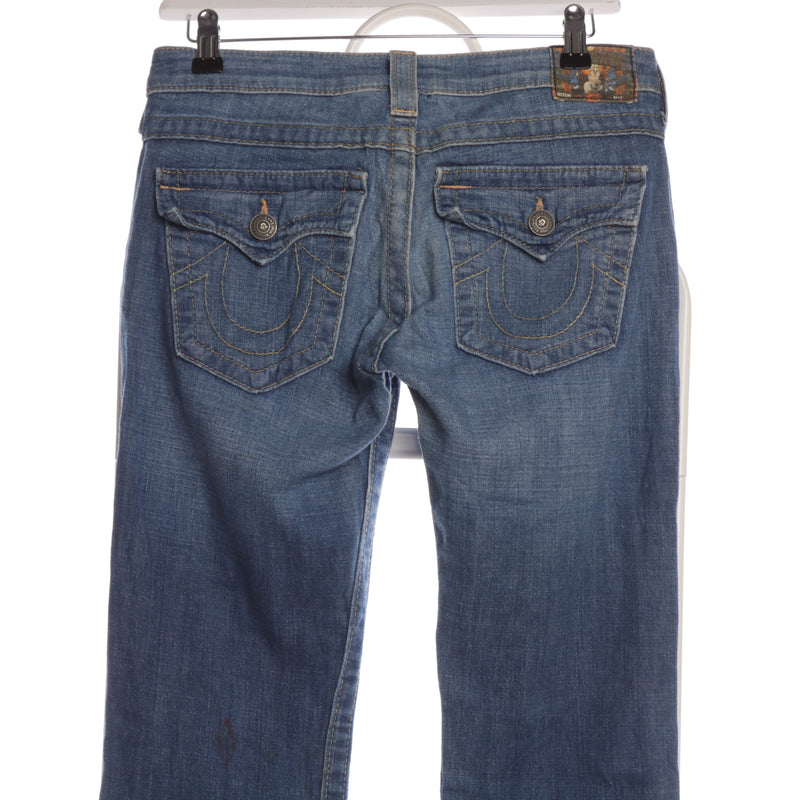 True Religion 90's Rainbow Joey Denim Skinny Fit Jeans 27 Blue