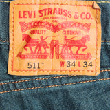Blue Levi's 511 Denim Jeans - 34