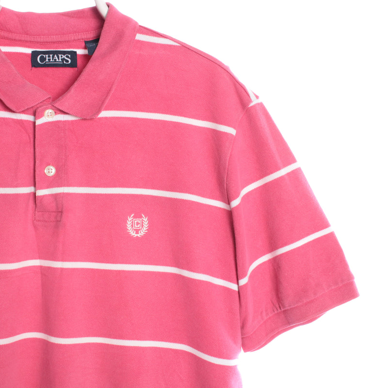 Pink Chaps Short sleeve  Polo Shirt - Large