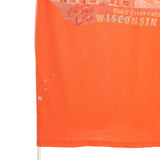 Harley Davidson 90's Back Print Crewneck Short Sleeve T Shirt Xlarge Orange