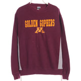 Burgundy Unbranded College Sweatshirt - XLarge