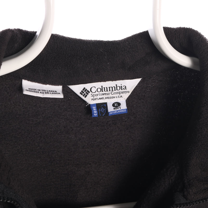 Columbia 90's Zip Up Warm Fleece Xlarge Black