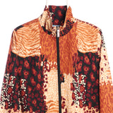 Brown Koret  Leopard Print Bomberjacket - Large