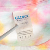 Blue Gildan Tie Dye T Shirt - Medium