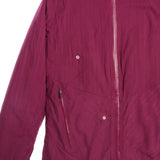 Columbia 90's Waterproof Hooded Fleece Lined Windbreaker Small Pink
