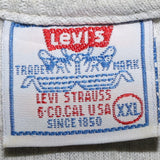 Levi's 90's Short Sleeves V Neck T Shirt XXLarge (2XL) Grey