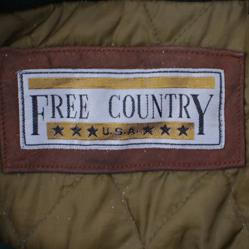Free Country 90's Heavy Weight Full Zip Up Parka XXXLarge (missing sizing label) Green