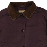L.L.Bean 90's Button Up Denim Jacket Small Purple