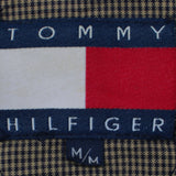 Tommy Hilfiger 90's Hooded Full Zip Up Parka Medium Brown