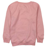 Champion 90's Spellout Crewneck Jumper / Sweater Large Pink