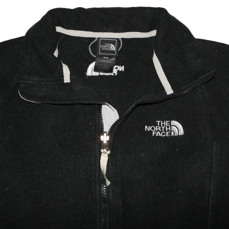 The North Face 90's Full Zip Up Fleece Jumper Medium Black