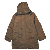 ATHCO 90's Hooded Long Parka XLarge (missing sizing label) Brown