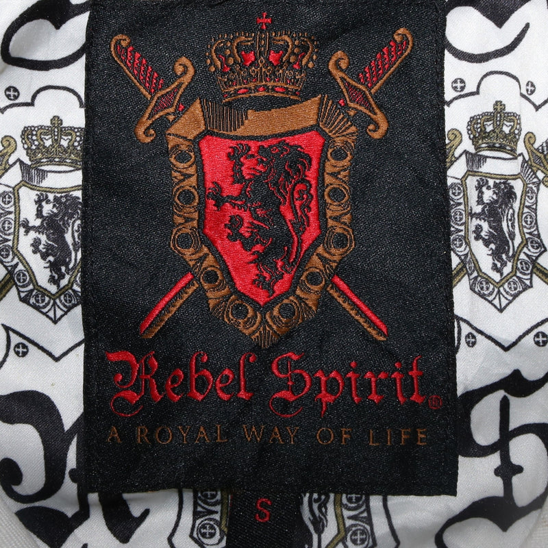 Rebel Spirit 90's Coats & Jackets F+ Denim Jacket Small Beige Cream