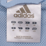 Adidas 90's Hooded Full Zip Up Windbreaker Large Blue