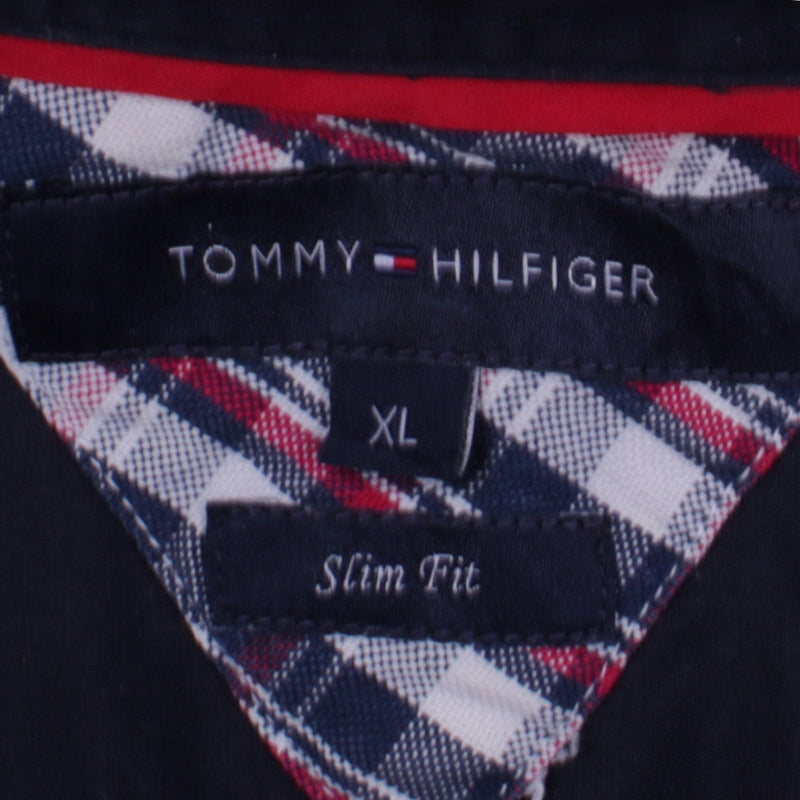 Tommy Hilfiger 90's Long Sleeves Button Up Shirt XLarge Blue