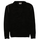 Umbro 90's Quater Zip Fleece Jumper Large Black
